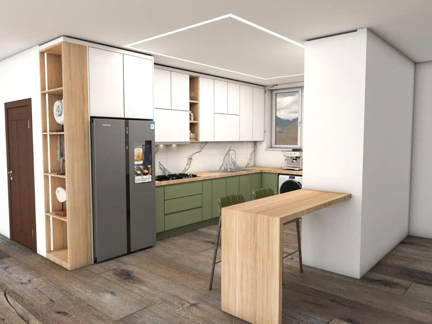 طراحی کابینت آشپزخانه 3max|خدمات پیشه و مهارت|قم, یزدانشهر|دیوار