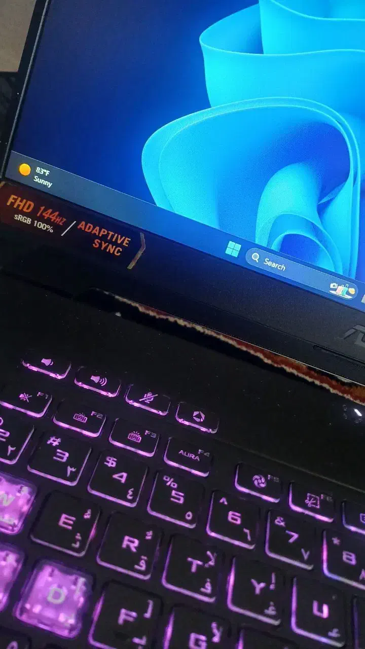 لپ تاپ ایسوس-سری TUF- F15 FX507ZU4|رایانه همراه|مشهد, احمدآباد|دیوار