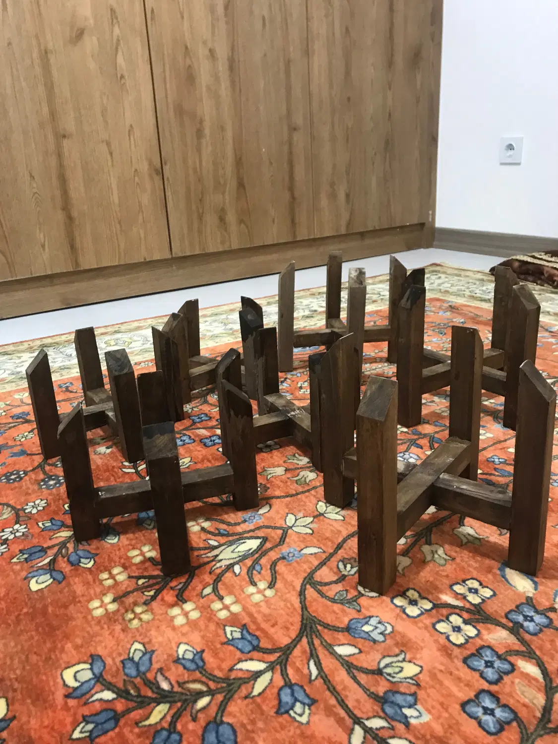 ۷عدد پایه گلدان|گل و گیاه طبیعی|کرمانشاه, |دیوار