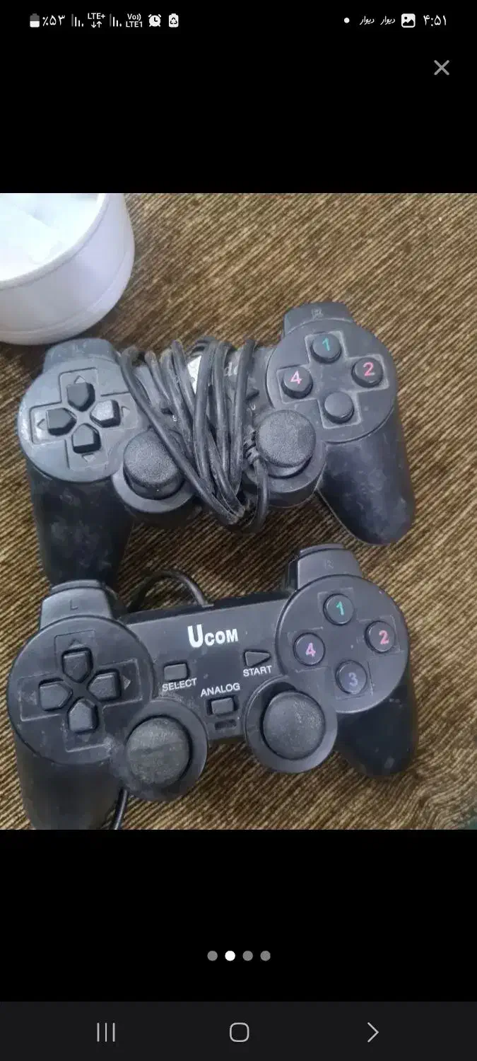 دسته کامپیوتر شک دار ارزان|کنسول، بازی ویدئویی و آنلاین|مشهد, هفده شهریور|دیوار