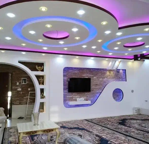 کناف لاین نوری نورمخفی نقاشی ساختمان|خدمات پیشه و مهارت|هشتگرد, هشتگرد قدیم|دیوار