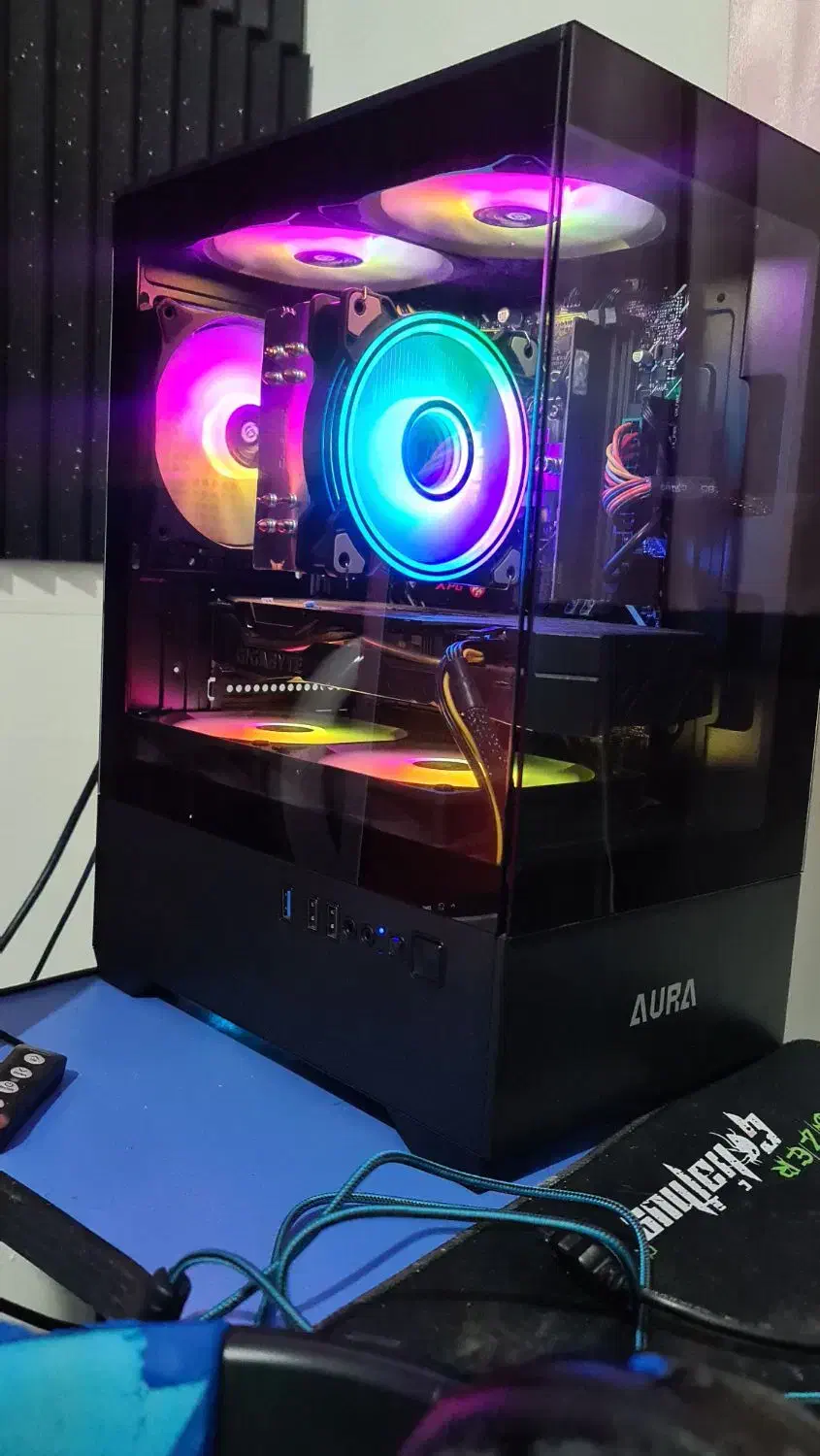 کیس گیمینگ نسل ۱۲ گرافیک ۲۰۶۰ سوپر|رایانه رومیزی|پرند, فاز ۶|دیوار