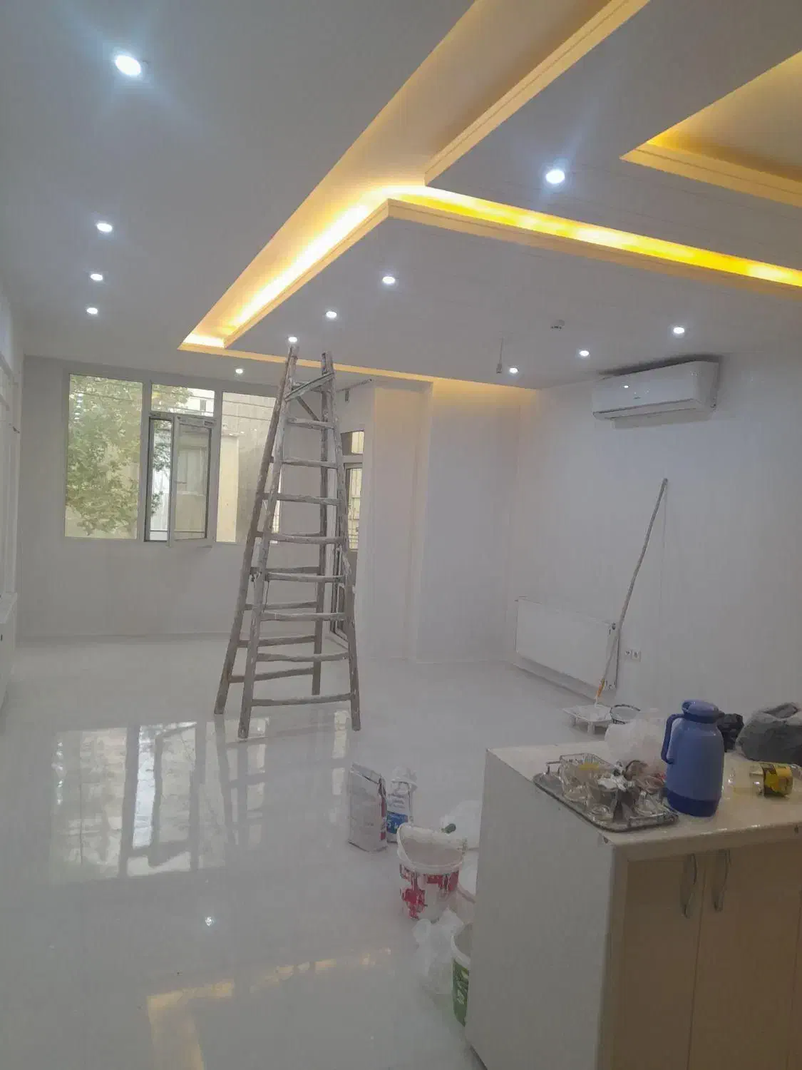 نقاشی ساختمان نیک فرجام (اقساط)|خدمات پیشه و مهارت|فولادشهر, مسکن مهر فولادشهر|دیوار