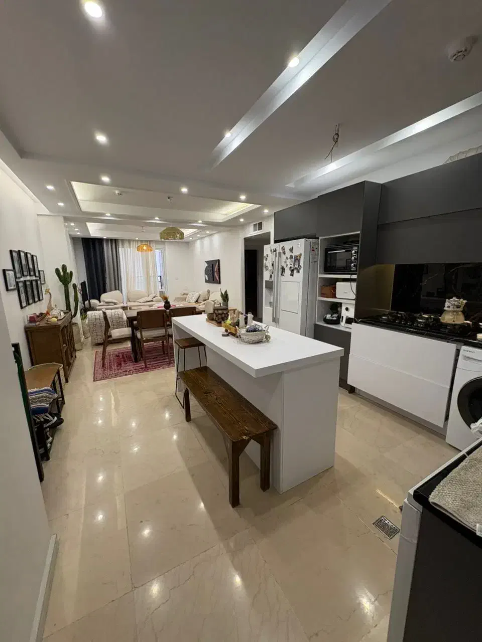 ۹۰متر دو خوابه نوساز فول امکانات پونک رهن کامل