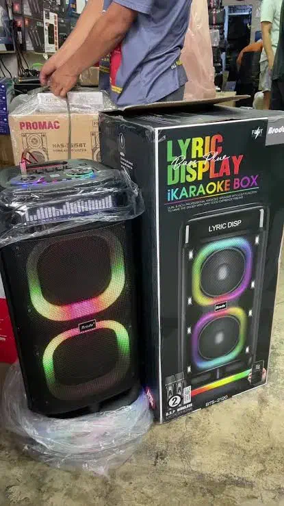 اسپیکر پارتی باکس BTS 2120 BRODO گارانتی۶ماهه|سیستم صوتی خانگی|خرم‌آباد, |دیوار