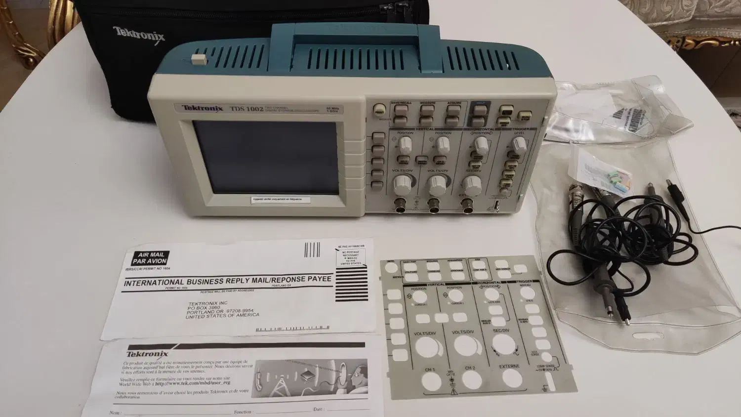 اسیلوسکوپ تکترونیک TEKTRONIX TDS 1002 60MHz/1GS|ابزارآلات|تهران, وردآورد|دیوار