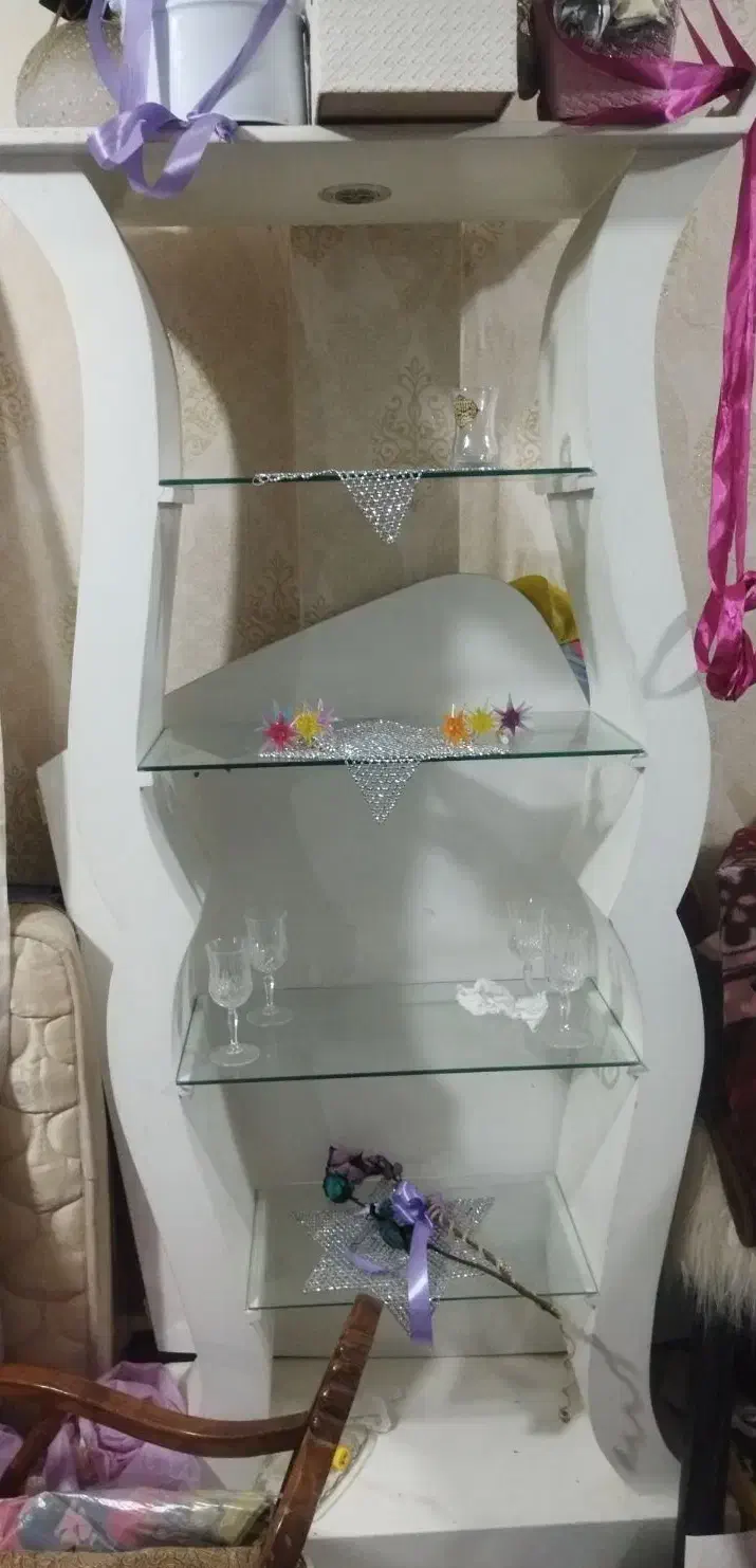 بوفه سفید رنگ|بوفه، ویترین، کنسول|ملارد, |دیوار