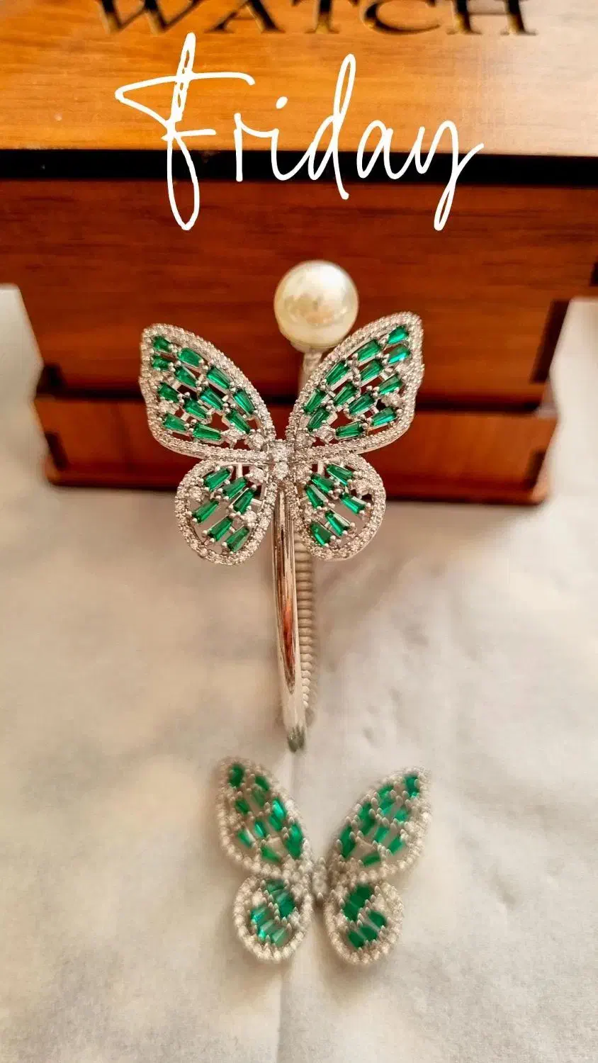 دستبند و انگشتر پروانه|بدلیجات|خرمآباد, |دیوار