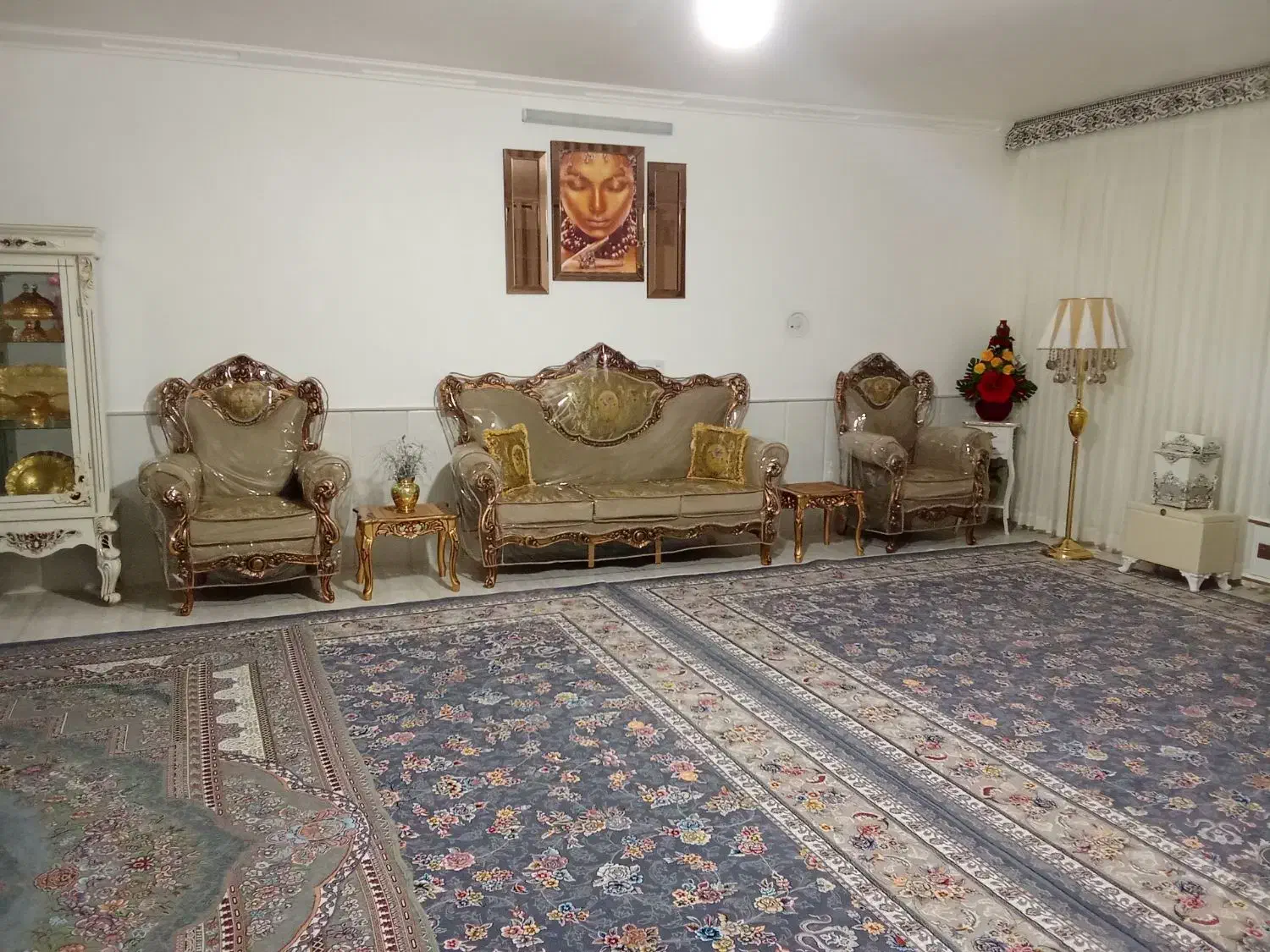 مبل سلطنتی|مبلمان خانگی و میز عسلی|نیشابور, خط کاشمر|دیوار