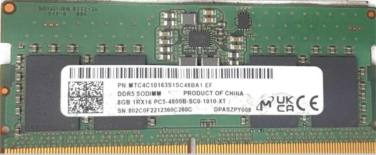 رم 8 گیگ DDR5|قطعات و لوازم جانبی رایانه|اصفهان, آبشار|دیوار