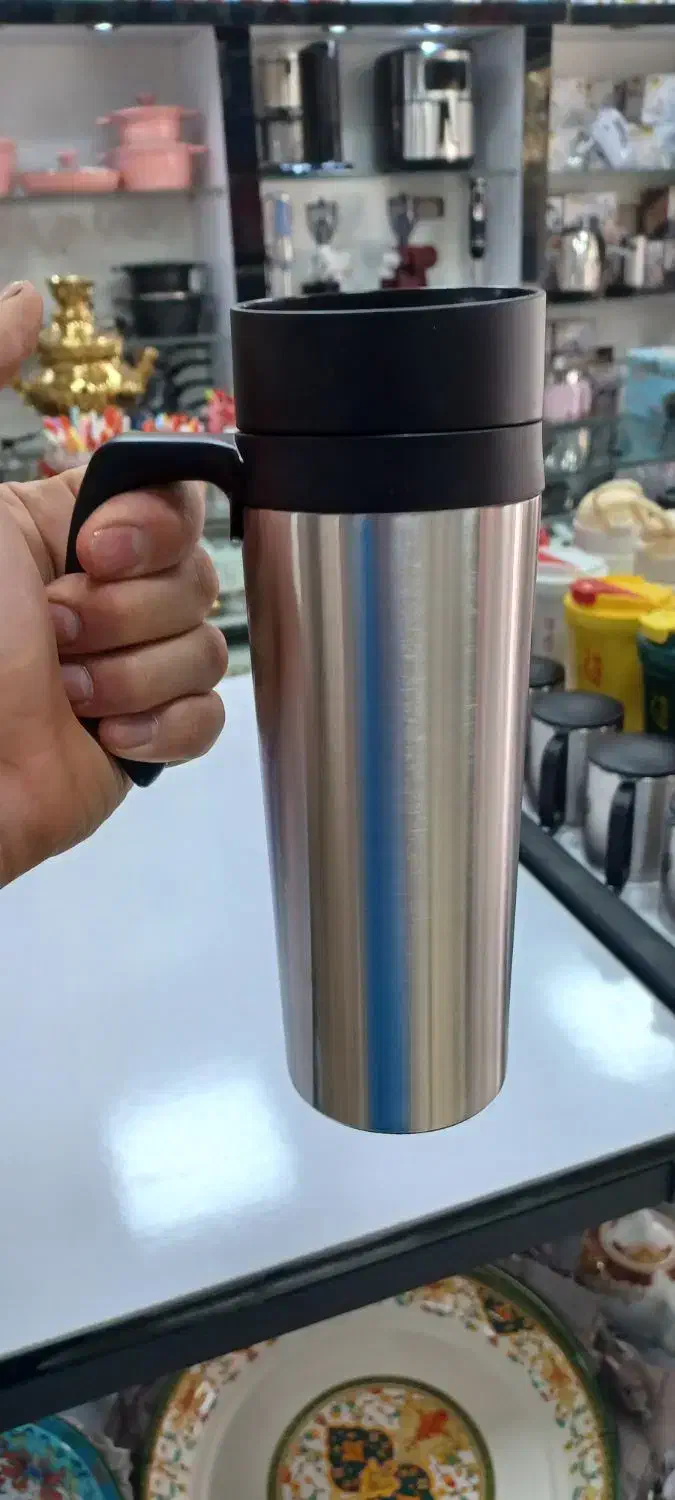 ماگ استیل ۶۰۰سی سی وارداتی|ظروف سرو و پذیرایی|کرج, مصباح|دیوار