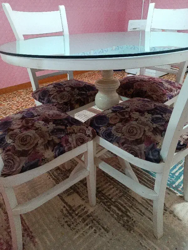 نهارخوری شیک چهار نفره الشتر|میز و صندلی غذاخوری|الشتر, |دیوار