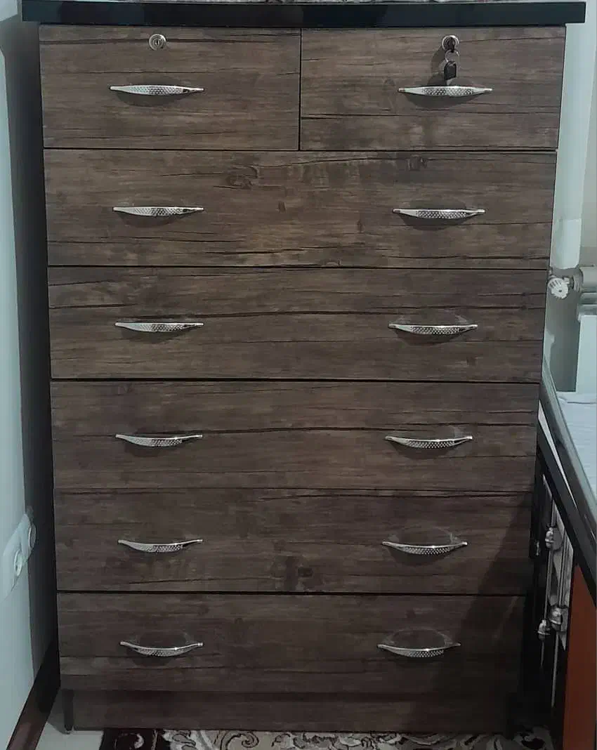 دراور ۷کشو و کمد سه تیکه|جاکفشی، کمد، دراور|کرمان, |دیوار