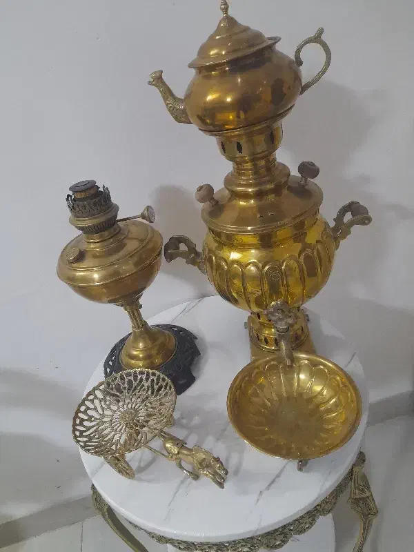 سماور و قوری برنجی|سماور، چای‌ساز، قهوه‌ساز|تهران, آرژانتین|دیوار