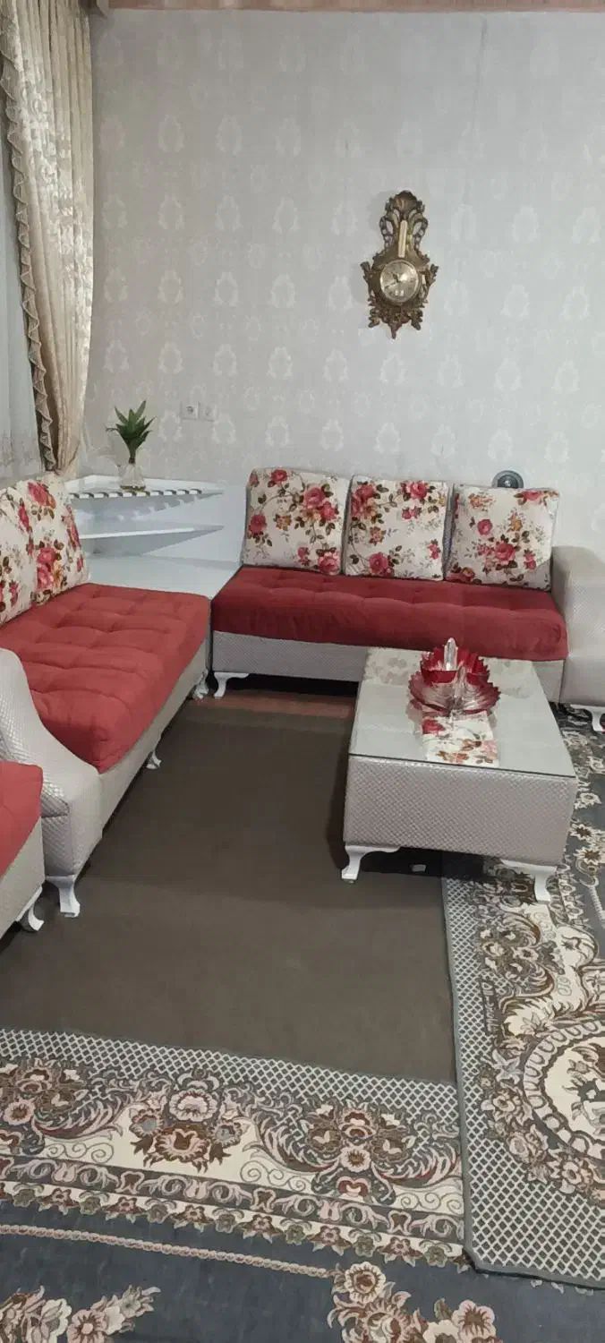 یکدست راحتی دوخت تهران با صندلی گردان|مبلمان خانگی و میز عسلی|کرمانشاه, |دیوار