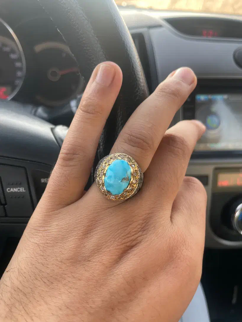 انگشتر فیروزه نیشابور|جواهرات|مشهد, دانشجو|دیوار