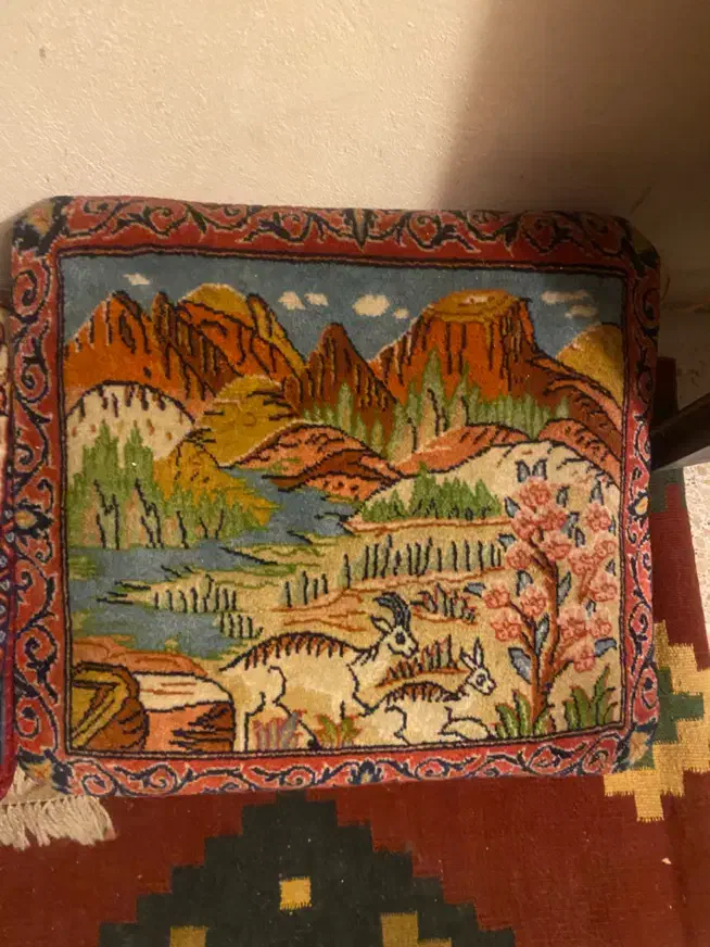 پشتی های دستباف ساروق|فرش|تهران, ولنجک|دیوار