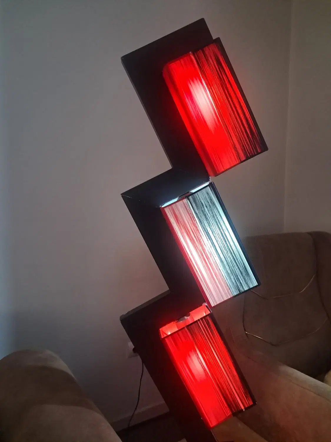 شب تاب آباژر ایستاده ۳چراغه|چراغ خواب و آباژور|تبریز, |دیوار