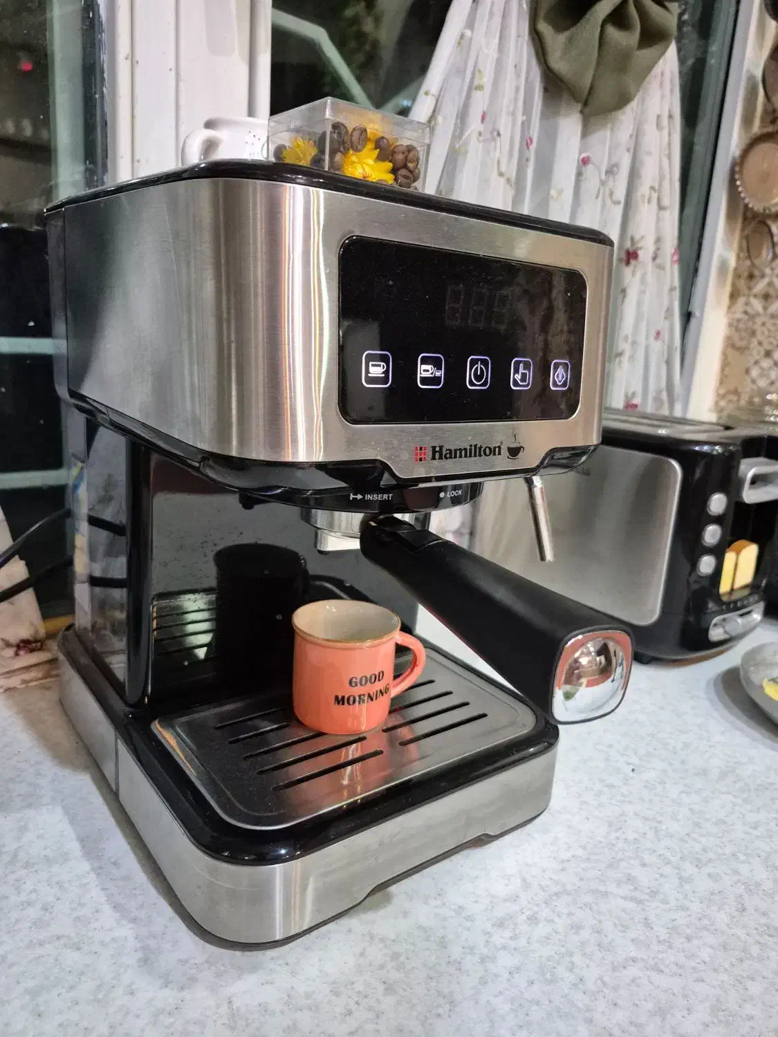 دستگاه اسپرسوساز خانگی|سماور، چای‌ساز، قهوه‌ساز|پرند, فاز ۲|دیوار