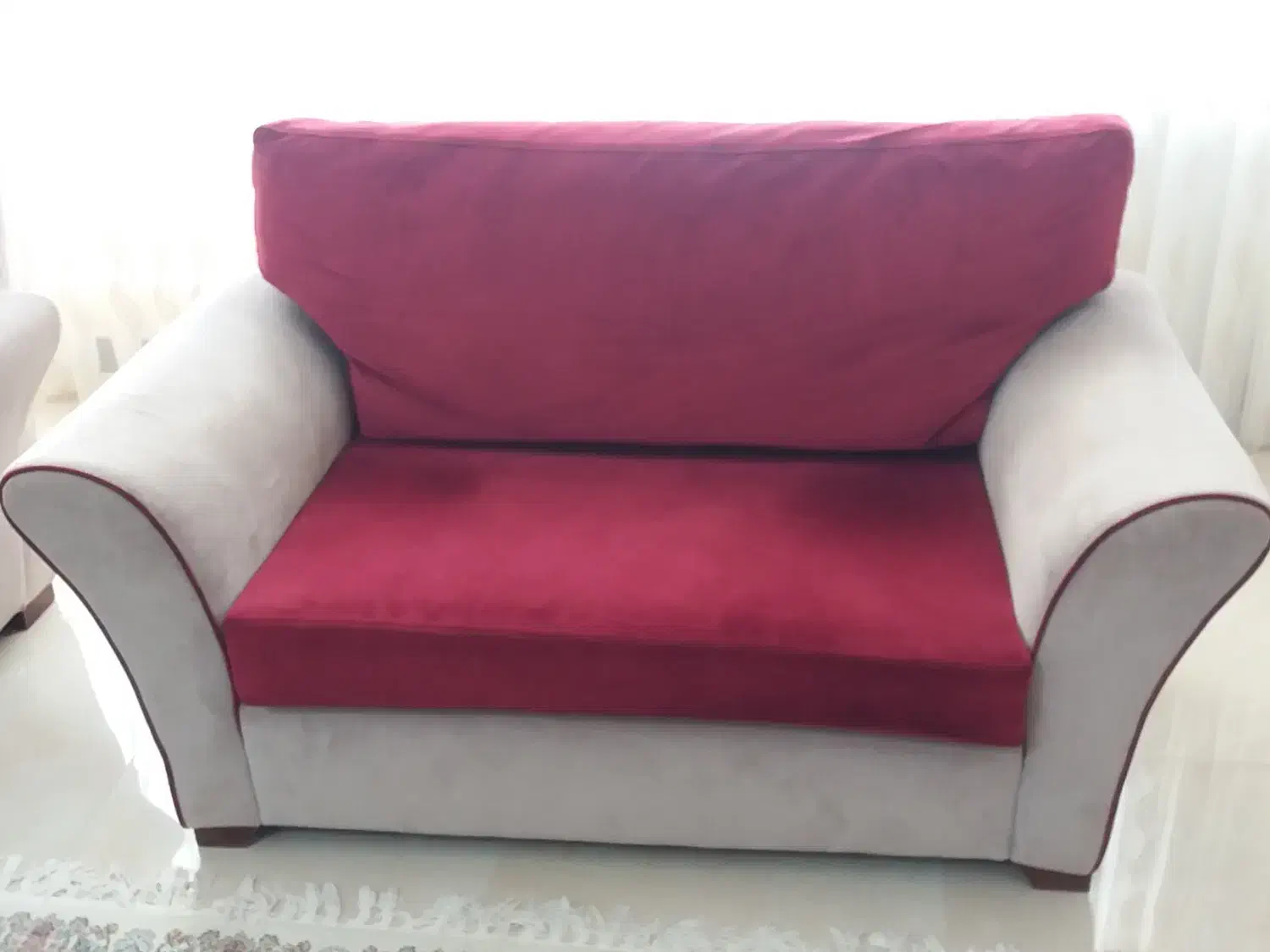 مبل ۷ نفره پارچه ترک دو رو|مبلمان خانگی و میز عسلی|ساری, |دیوار