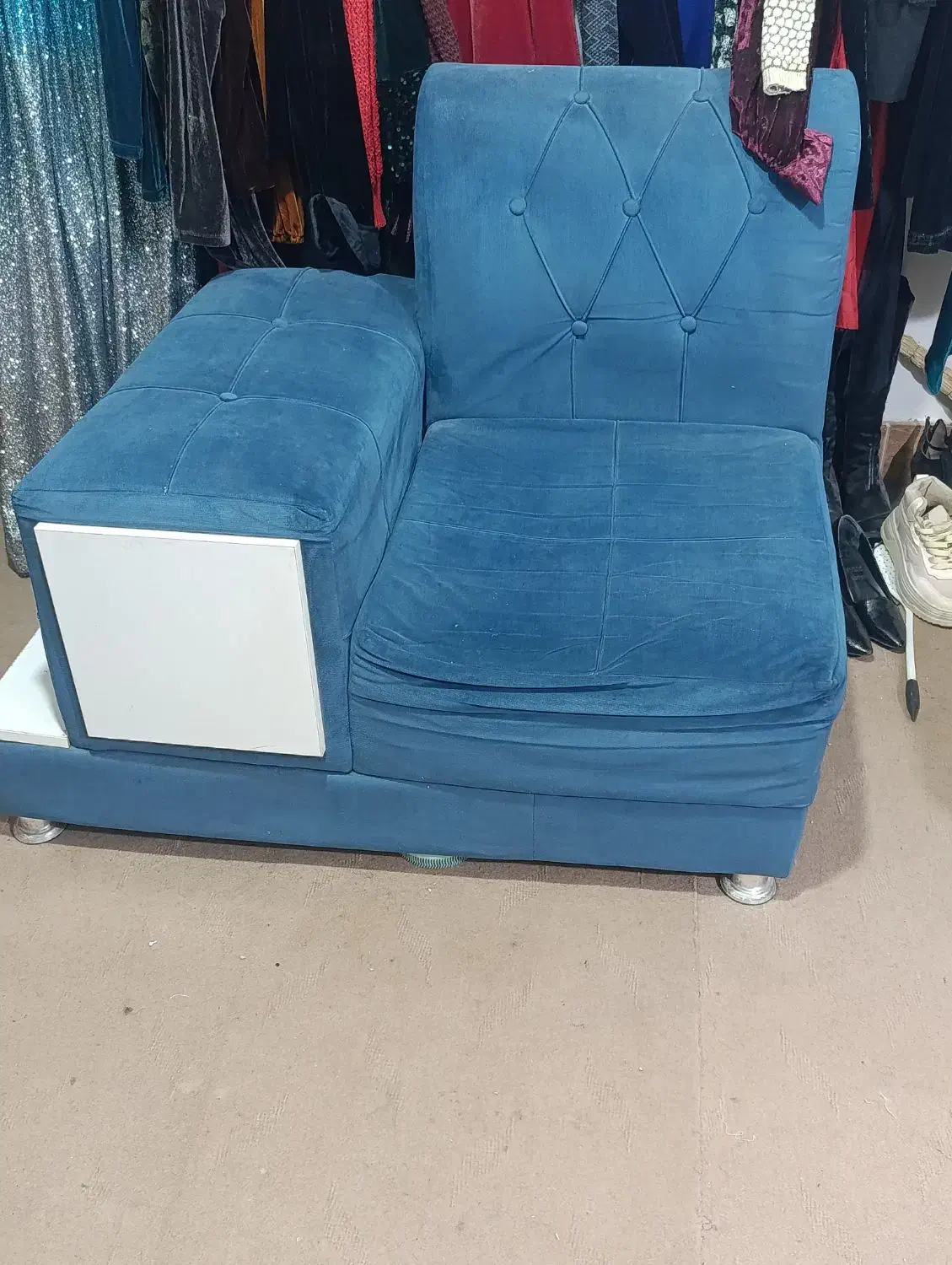 مبل 7نفره مخمل سالم|مبلمان خانگی و میز عسلی|تربت جام, مطهری|دیوار