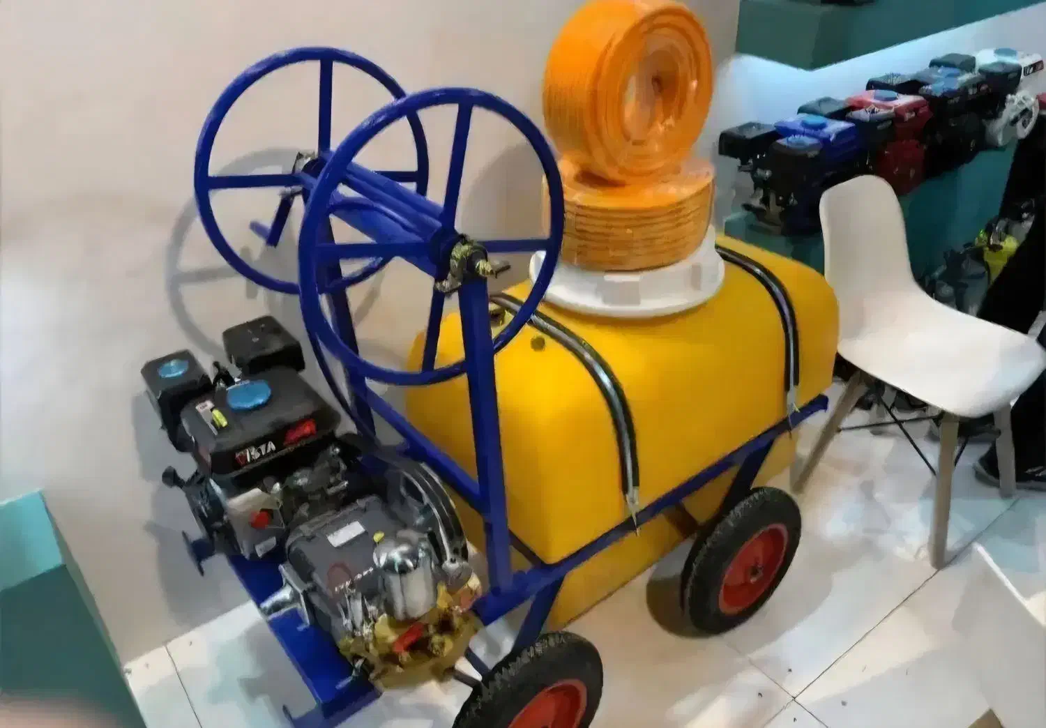 سمپاش فرغونی زنبه ای راتو 13 اسب با پمپ 90 بار اصل|ماشین‌آلات صنعتی|تهران, شهید رجایی|دیوار