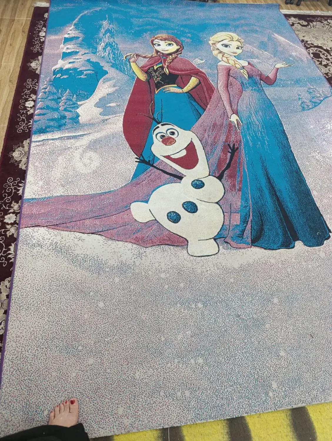 قالی|فرش|شیراز, شاه قلی بیگی|دیوار