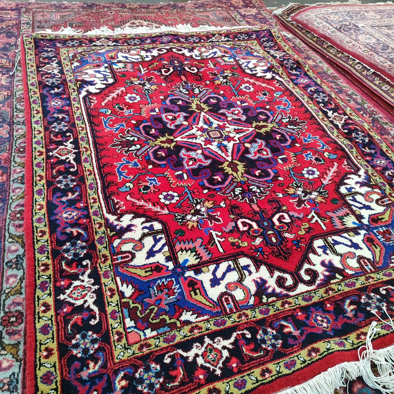 قالیچه هریس دستباف نو 1/55عرض طول 2/100|فرش|تبریز, |دیوار