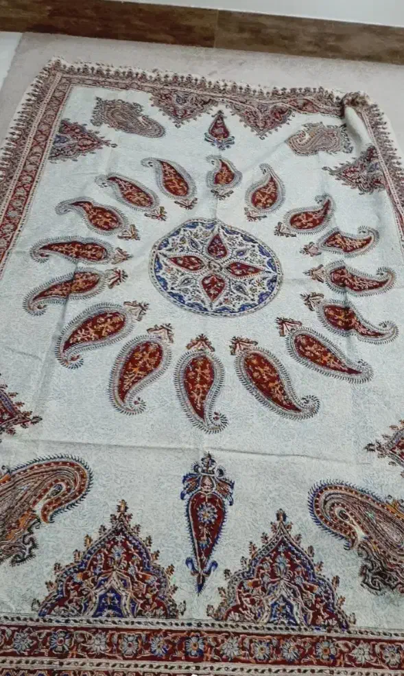 رومیزی بته جقه قلمکار|پرده، رانر، رومیزی|قم, انسجام|دیوار