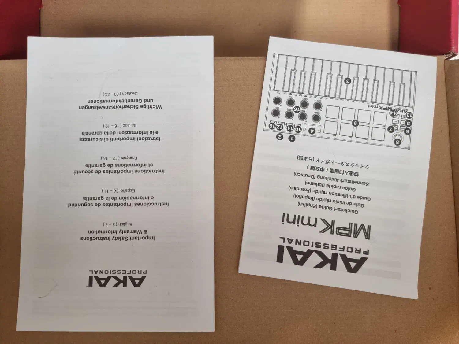 میدی کنترلر مدل AKAI MPK mini Mk3 white|پیانو، کیبورد، آکاردئون|ساری, |دیوار