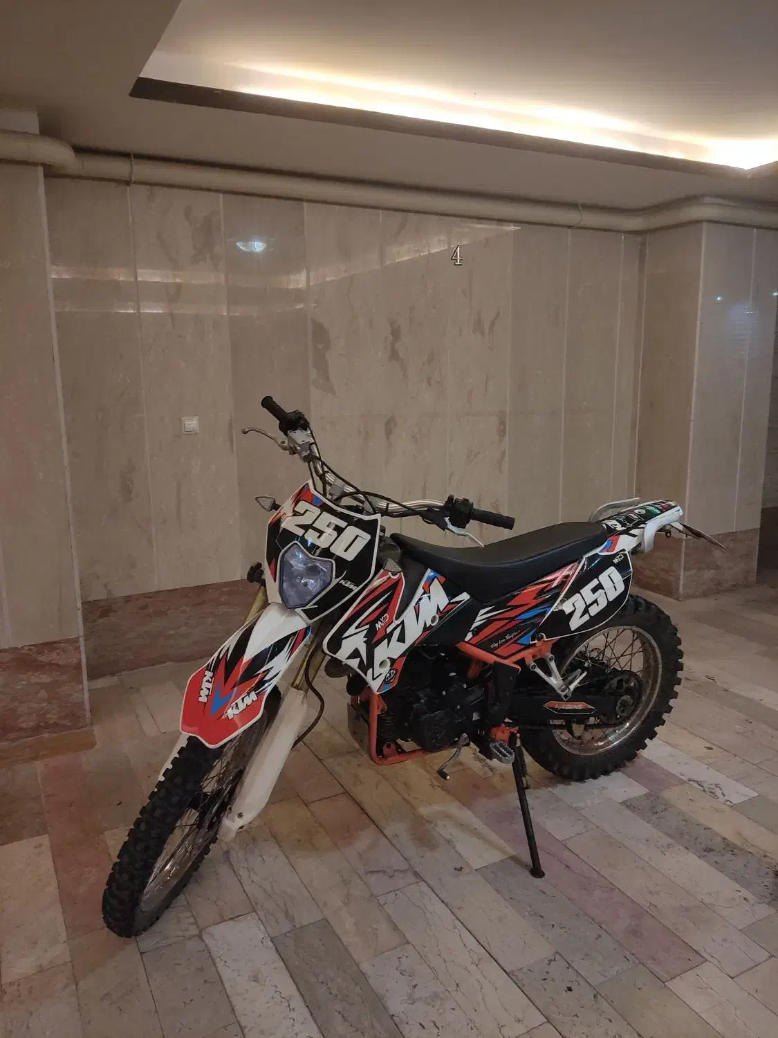 موتور تریل فلات طرح کی تی ام مدل ۹۷|موتورسیکلت|مشکین‌دشت, |دیوار
