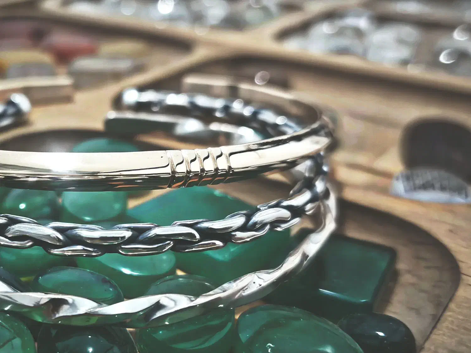 بنگل های دست‌ساز نقره و برنج|جواهرات|محمودآباد, |دیوار