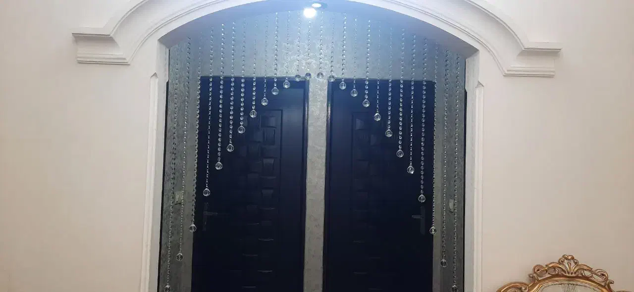 پرده تزئینی کریستالی|پرده، رانر، رومیزی|آبیک, |دیوار