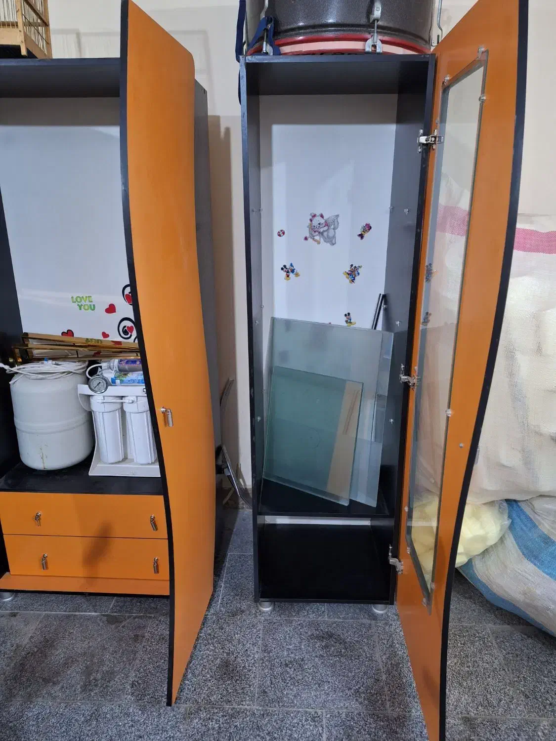 کمد ام دی اف|جاکفشی، کمد، دراور|قدس, شهرقدس|دیوار