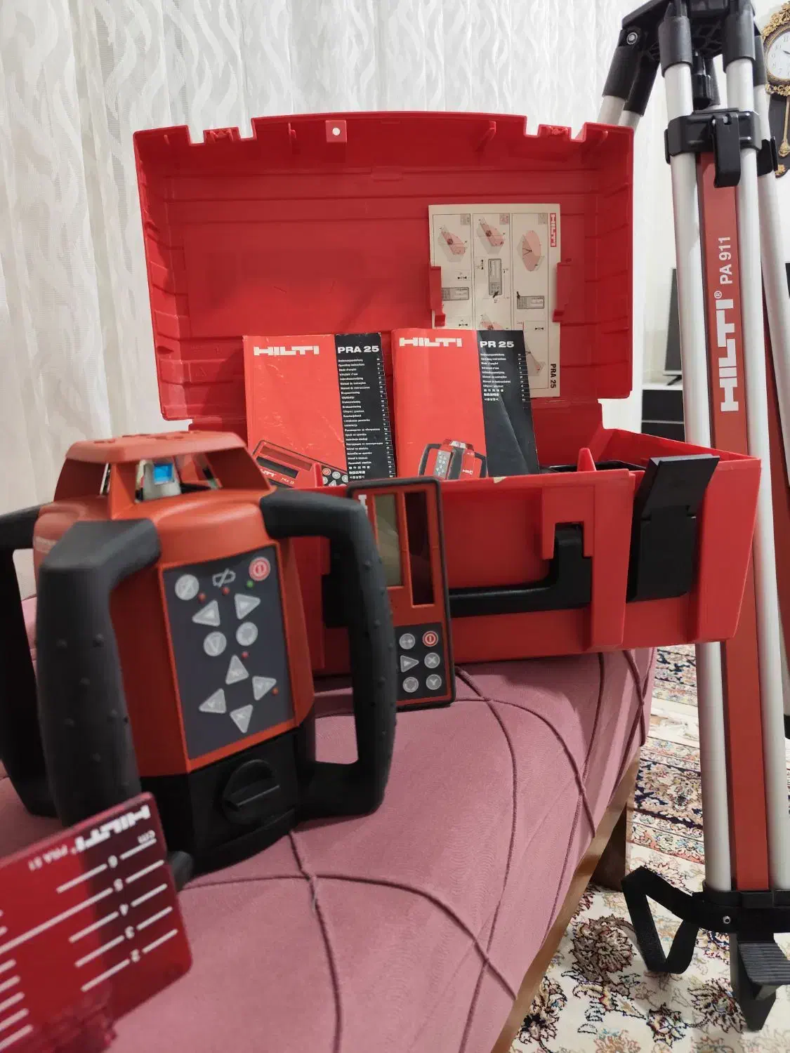 دوربین لیزری تراز لیزری روتاری (گردون ) هیلتی|مصالح و تجهیزات ساختمان|تهران, امام زاده عبدالله|دیوار