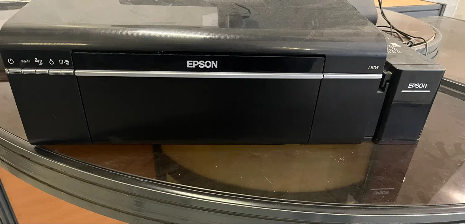 اپسون l805 در حد نو به همراه کارتن|پرینتر، اسکنر، کپی، فکس|رودهن, |دیوار