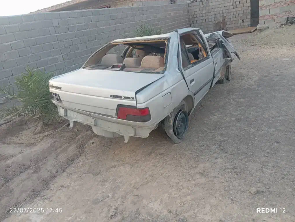 پژو 405مدل99 نقره ای چپ کرده|خودرو سواری و وانت|خاش, |دیوار