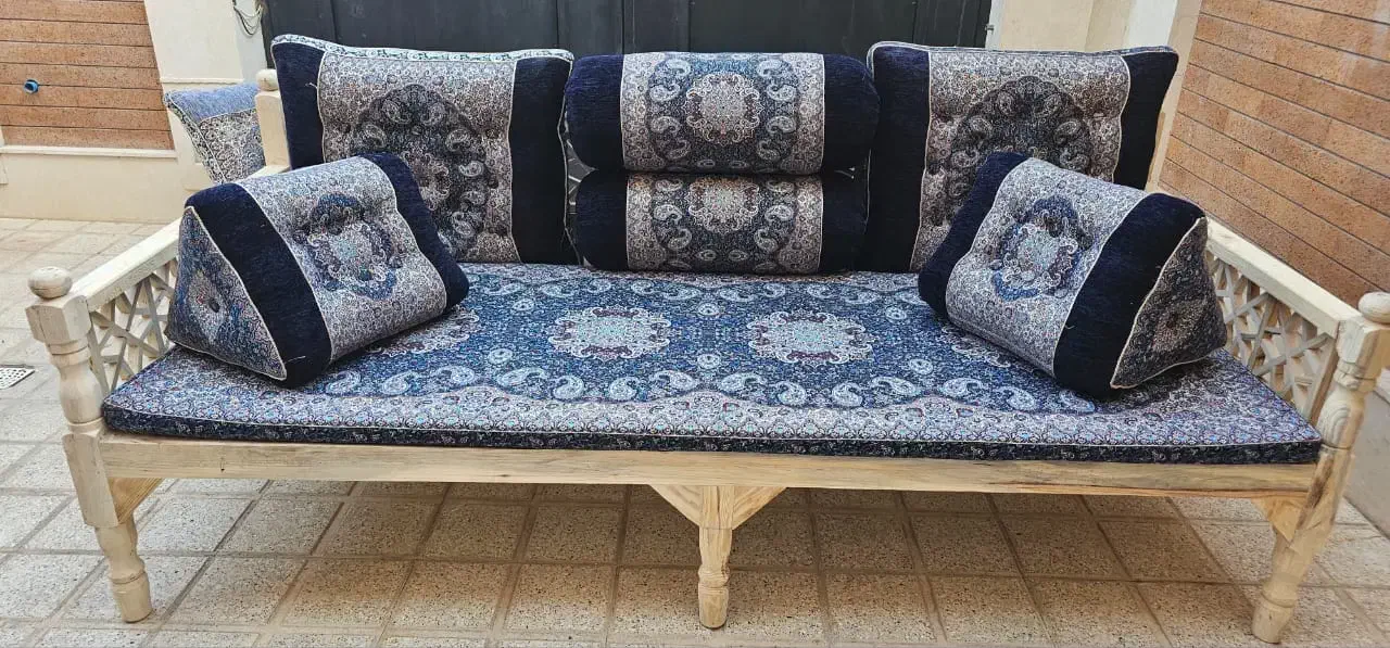 ست ۷ تکه کنار مخمل ماندگار|پشتی|تهران, شکوفه|دیوار