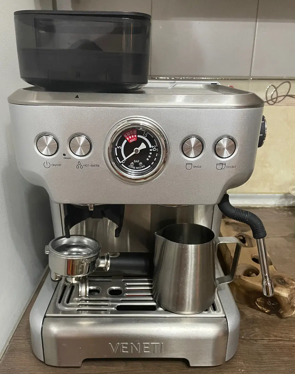 اسپرسوساز فنتی ۲۰ بار ( موتور گاستروبک ) در حد نو.|سماور، چایساز، قهوهساز|کرمان, |دیوار