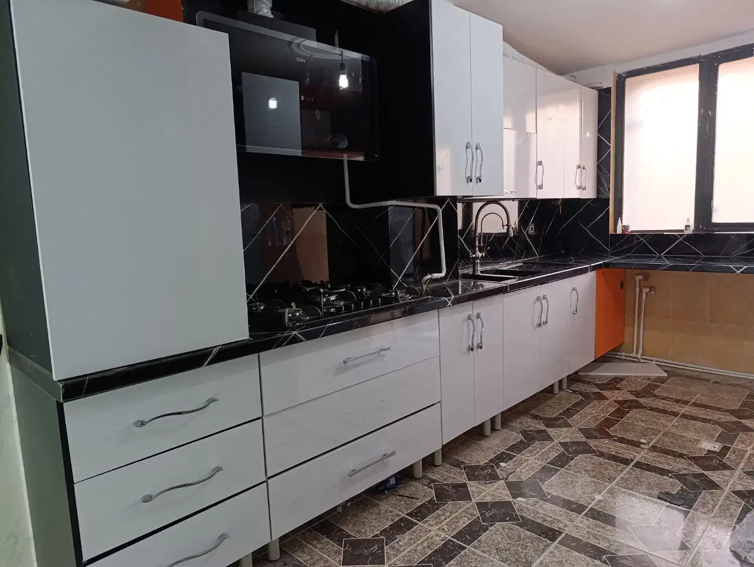 نصب برچسب کابینت و نصب ماربل شیت|خدمات پیشه و مهارت|ساوه, |دیوار