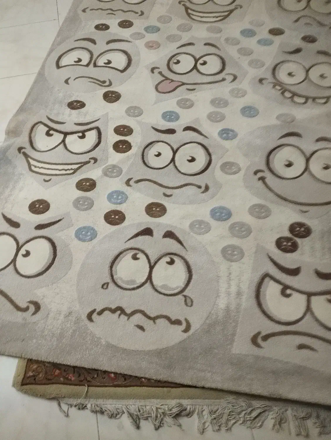 فرش بنفش خادجی بسیار زیبا|فرش|کرج, شاهین‌ویلا|دیوار