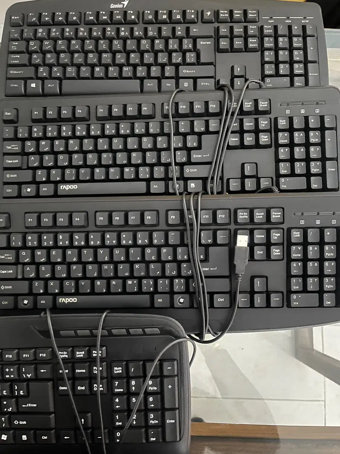 انواع کیبورد های سالم در حد نو|قطعات و لوازم جانبی رایانه|تهران, حکیمیه|دیوار