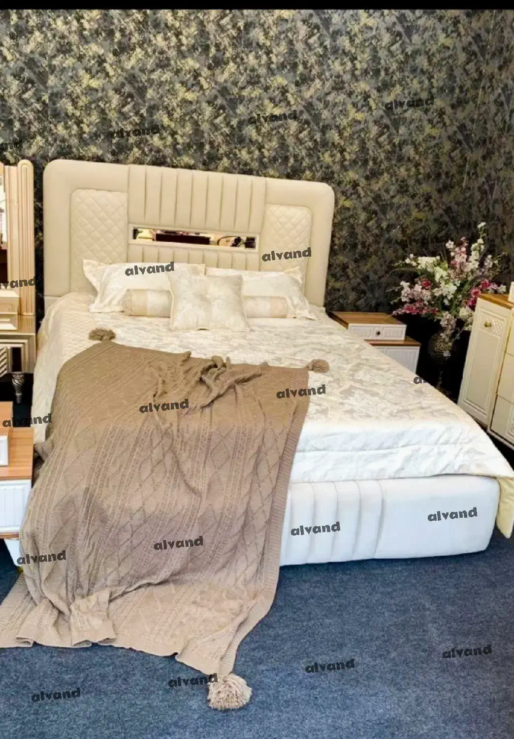 سرویس تخت خواب مدل آوا دو نفره و تک نفره|تخت و سرویس خواب|چهاردانگه (تهران), |دیوار