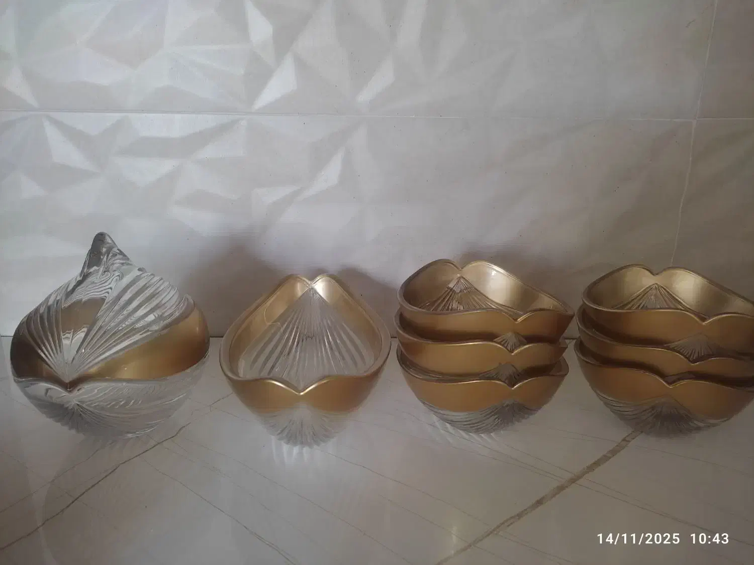 ظروف پذیرایی کریستال نو|ظروف سرو و پذیرایی|قم, انسجام|دیوار