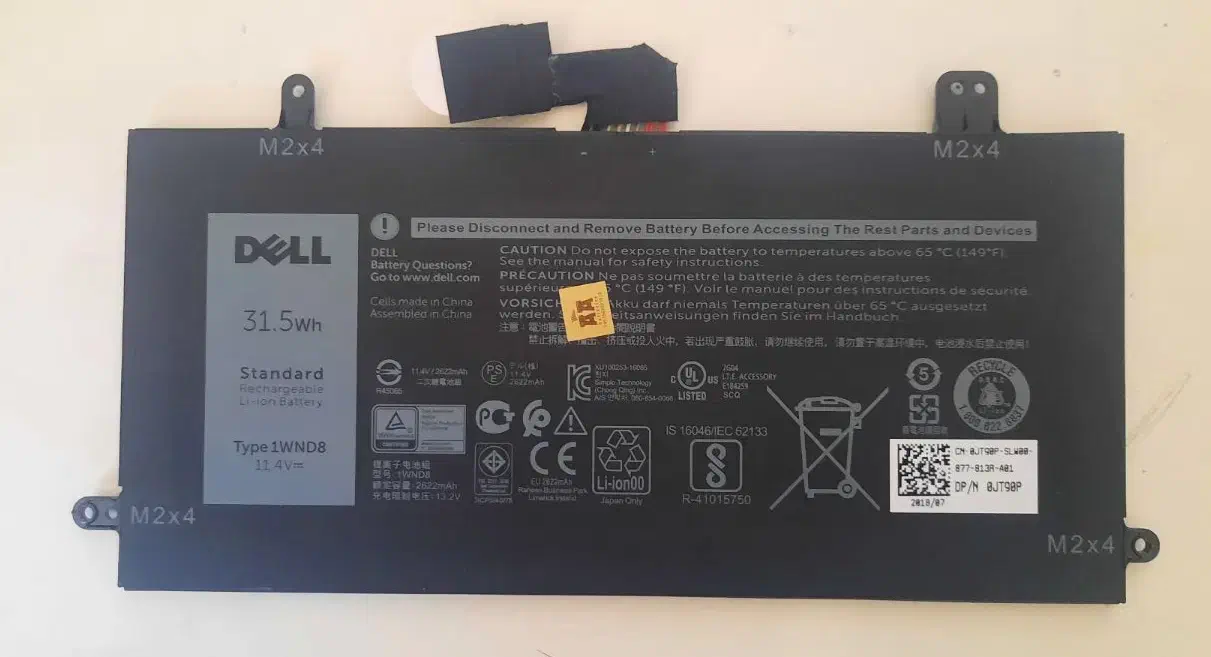 باتری لپتاپ دل لتتیود 5290 2in1 اورجیتال|قطعات و لوازم جانبی رایانه|نیشابور, شهرک بسیج|دیوار