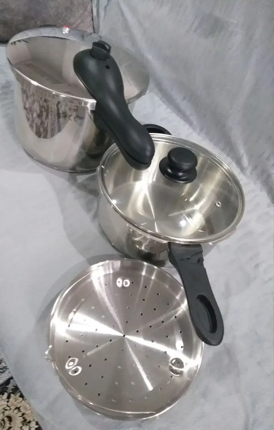 زودپز دوقلو استیل|ظروف پخت‌وپز|تهران, کوثر|دیوار