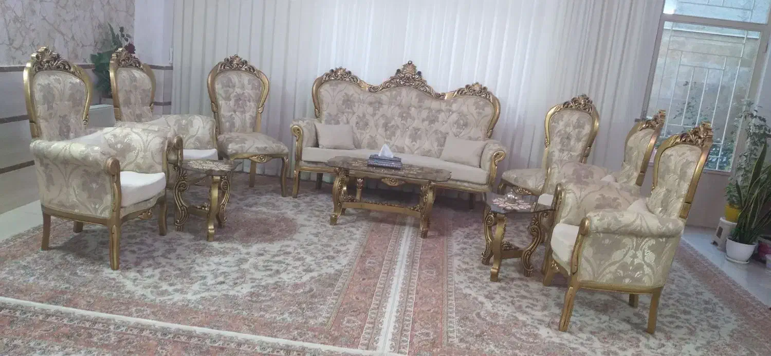 مبل ۹ نفره|مبلمان خانگی و میز عسلی|زنجان, |دیوار