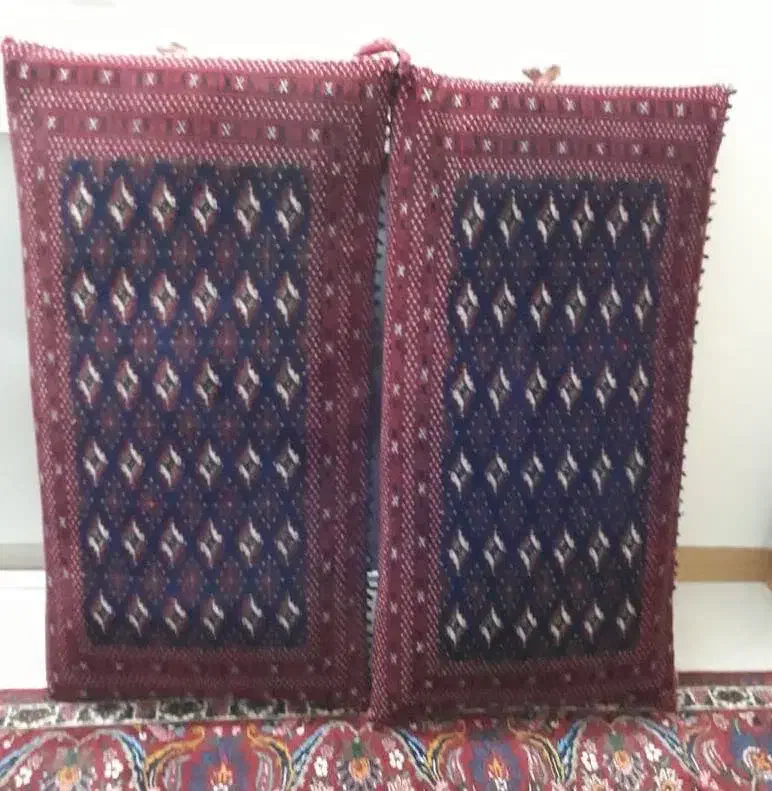 پشتی دستباف کرک (مخده)|پشتی|اصفهان, همدانیان|دیوار
