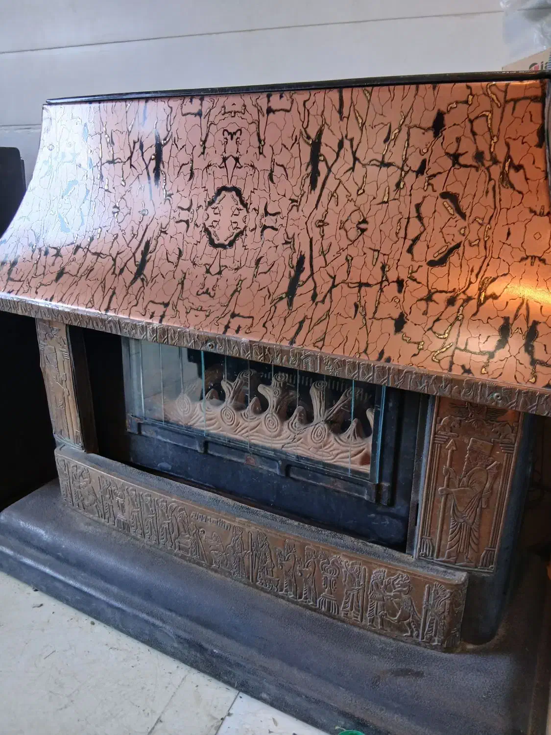 بخاری شومینه مشهد دوام وهای لایت هردو تمیز وسالم|بخاری، هیتر، شومینه|بروجن, |دیوار