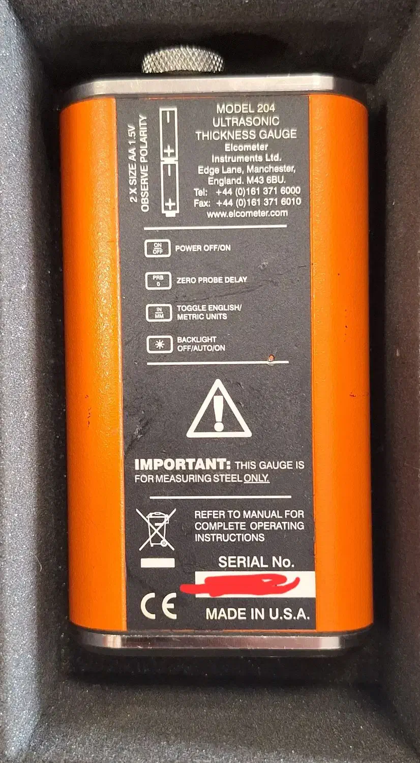 ضخامت سنج فلز آلتراسونیک الکومتر  مدل 204|ابزارآلات|قشم, |دیوار